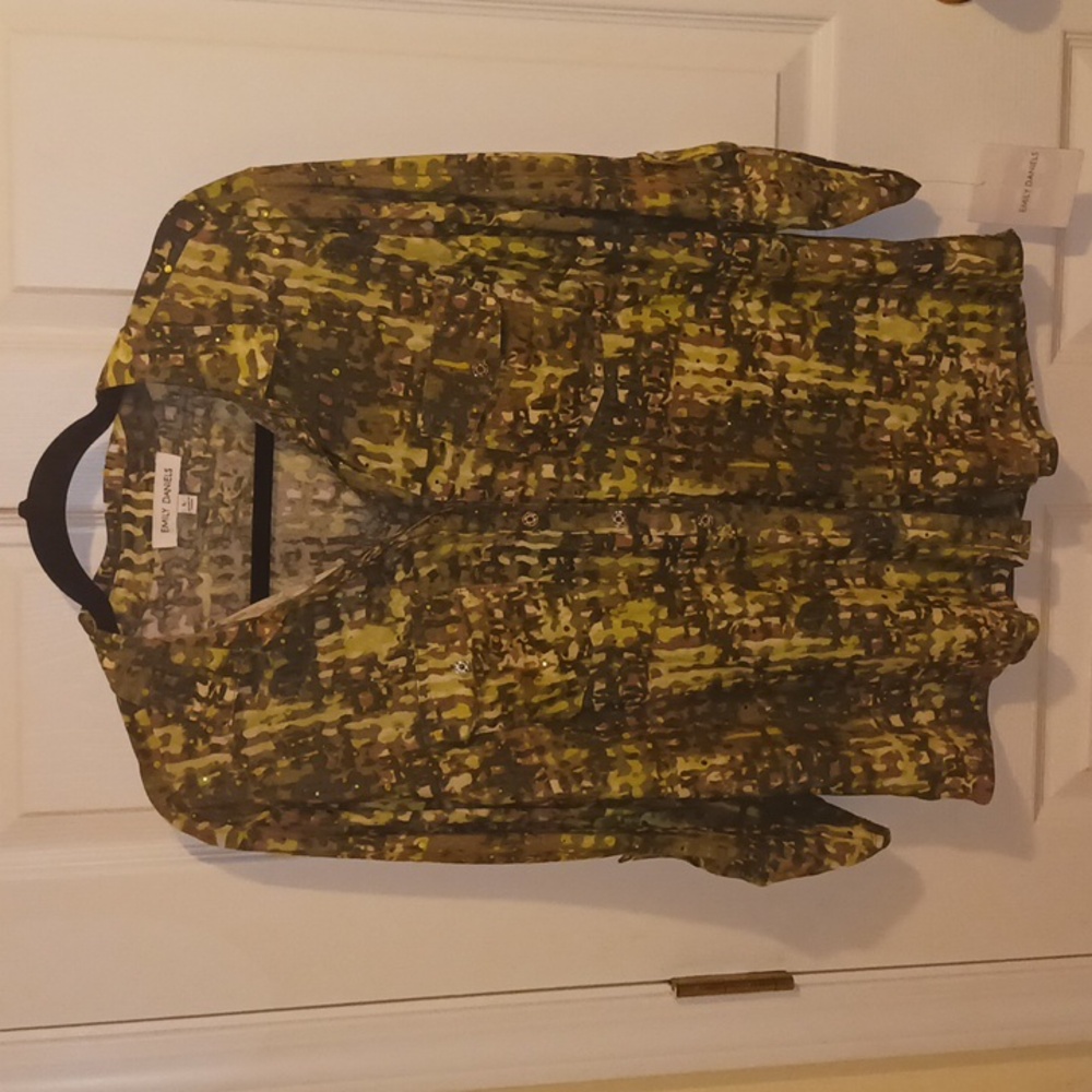 Sparkling Button down top
